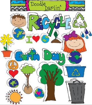 Preview of Earth Day COMBO Clipart