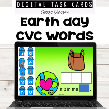Preview of Earth Day CVC Words for Google Slides™