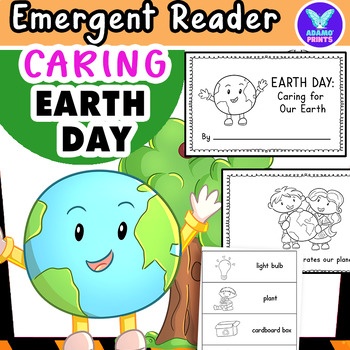 Preview of Earth Day Caring for our Earth Emergent Reader Mini Book Activities NO PREP