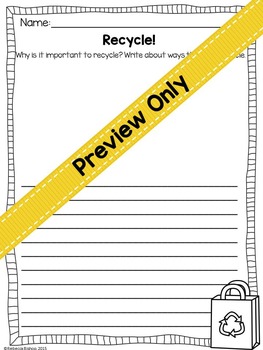 Earth Day Worksheets and Printables by Literacy 4 Kids | TpT