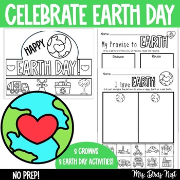 Preview of Earth Day Celebration - Earth Day Crowns - Earth Day Sort - Promise to Earth