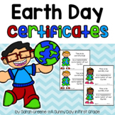 Earth Day Certificate!