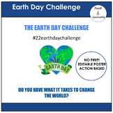 Earth Day Challenge 2023 -Sustainable Habits of Action EDITABLE