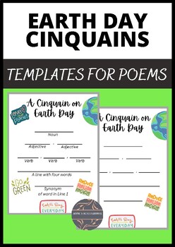Preview of Earth Day Cinquains and Poems for a Green and Sustainable Environment