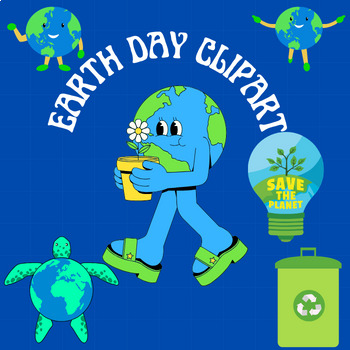 Preview of Earth Day Clip Art, Earth Day Coloring Book