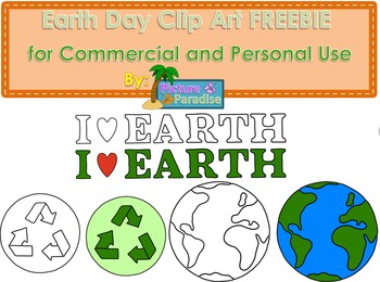 Preview of Earth Day Clip Art FREEBIE {Commerical and Personal Use}