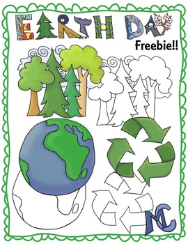Preview of Earth Day Clip Art Freebie