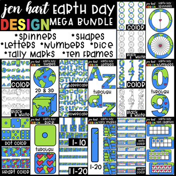 Preview of Earth Day Clip Art -Mega BUNDLE {jen hart Clip Art}