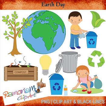 Preview of Earth Day Clip art