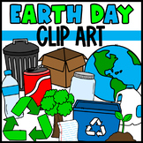 Earth Day Clipart: Earth, Recycling, Plant, Tree, Plastic 