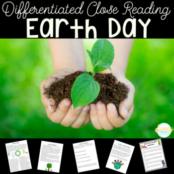 Preview of Earth Day | Differentiated Texts | Nonfiction Close Reading