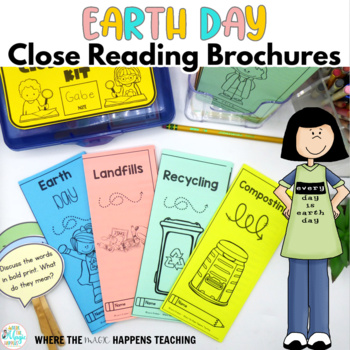 Preview of Earth Day Close Reading  Passages - Reading Comprehension