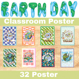 Earth Day Clssroom Poster Decor  Bulletin Board  April