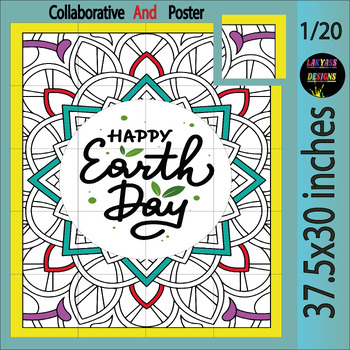 Preview of Happy Earth Day Activities - Collaborative Poster and Bulletin Board Project