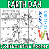 Earth Day Collaborative Activity Poster | Earth Day Bullet
