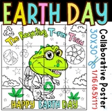 Earth Day Collaborative Coloring Poster : The Recycling T-