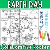 Earth Day Activities Collaborative Coloring Poster - Every
