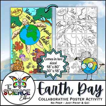 Preview of Earth Day ~ Collaborative Poster Writing Activity