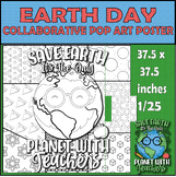 Earth Day Collaborative quote Pop art Poster