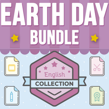 Preview of Earth Day Collection BUNDLE | PPT, Printable Worksheets, Task Cards and Crafts