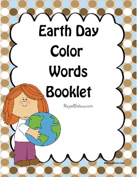 Preview of Earth Day Color Booklets