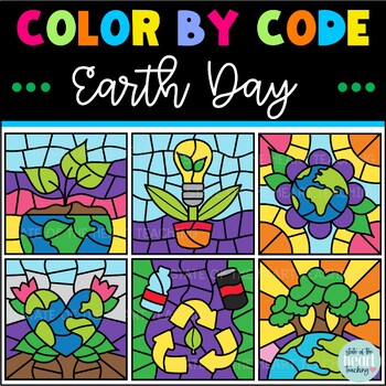 Earth Day Color By Code Clipart Images - Color By Word Letter Number ...