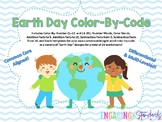 Earth Day Color By Code - Color By Number
