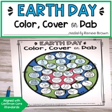 Earth Day Speech Therapy Activities: Color, Cover or Dab A