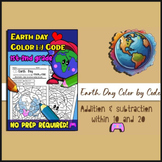 Earth Day Color by Code | 1st-2nd Grade Worksheets