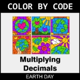 Earth Day Color by Code - Multiplying Decimals