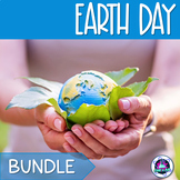Earth Day Color by Number Activities Bundle