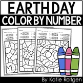 Earth Day Color-by-Number Pages