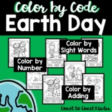 Earth Day ~ Color by Number & Sight Word