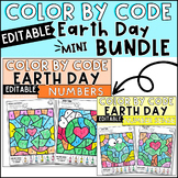 Earth Day Color by Number and Number Sense Bundle