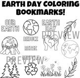 Earth Day Coloring Bookmark