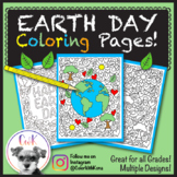 Earth Day Coloring Pages!