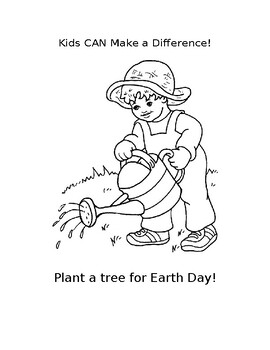 Preview of Earth Day Coloring Pages & Activities