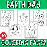 Earth Day Coloring Pages - April Coloring Sheets /  Earth Day