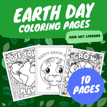 Preview of Earth Day Coloring Pages - Coloring Book - Save Our Planet Coloring Sheets