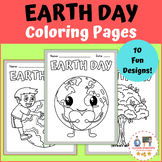 Earth Day Coloring Pages - Coloring Sheets - Spring Activities