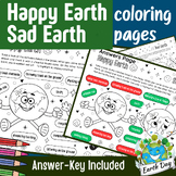 Earth Day Coloring Pages | earth day bulletin board ( sad 