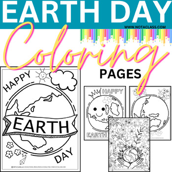 Preview of Earth Day Coloring Pages | Earth Day Coloring Sheets