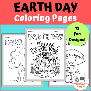 Earth Day Coloring Pages - Earth Day Coloring Sheets - Spring Activities