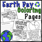 Earth Day Coloring Pages FREEBIE