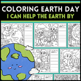 Earth Day Coloring Pages: I Can Help the Earth By