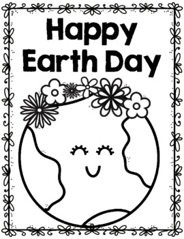 Preview of Earth Day Coloring Sheet