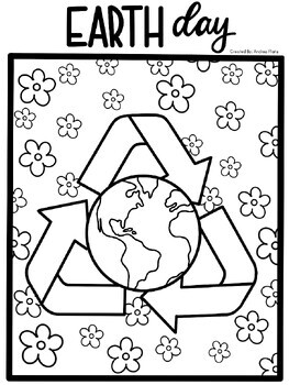 Earth Day Coloring Sheet {Growing Set} by GOAT Girl of All Trades