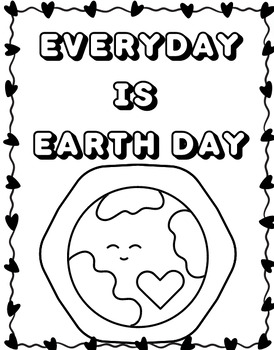 Earth Day Coloring Book Kids Ages 4-7: day Coloring Book for Children, Ages  4-8, Ages 2-4, Ages 8-12, Ages5-7, Preschool (Paperback)