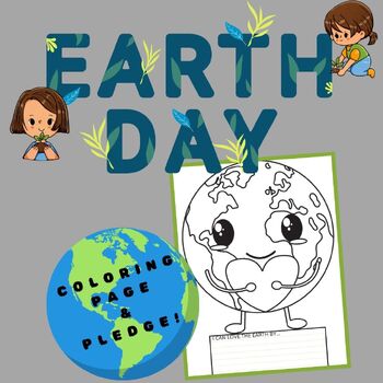 Preview of Earth Day, Coloring and Writing Activity, Hands-On