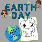 Earth Day, Coloring and Writing Activity, Hands-On